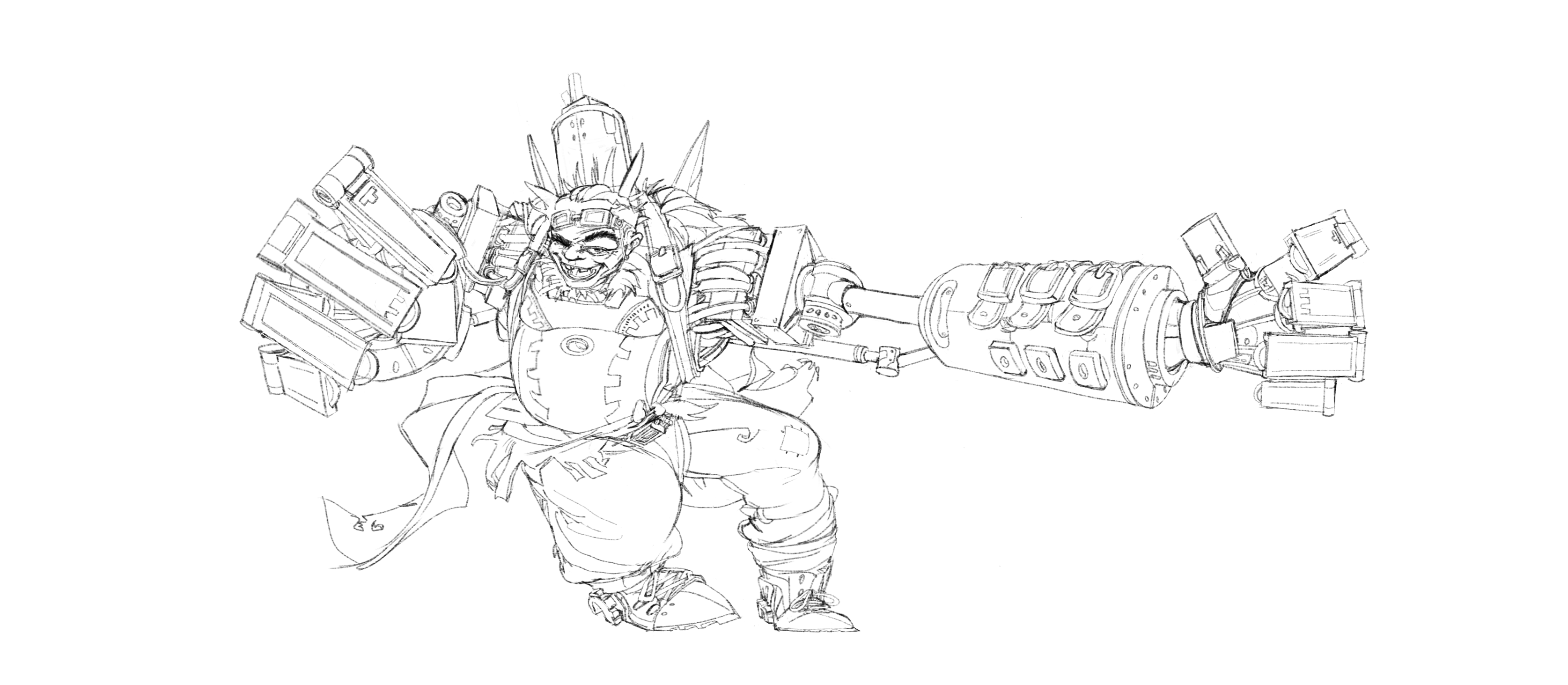 Fist Hunter drawing
